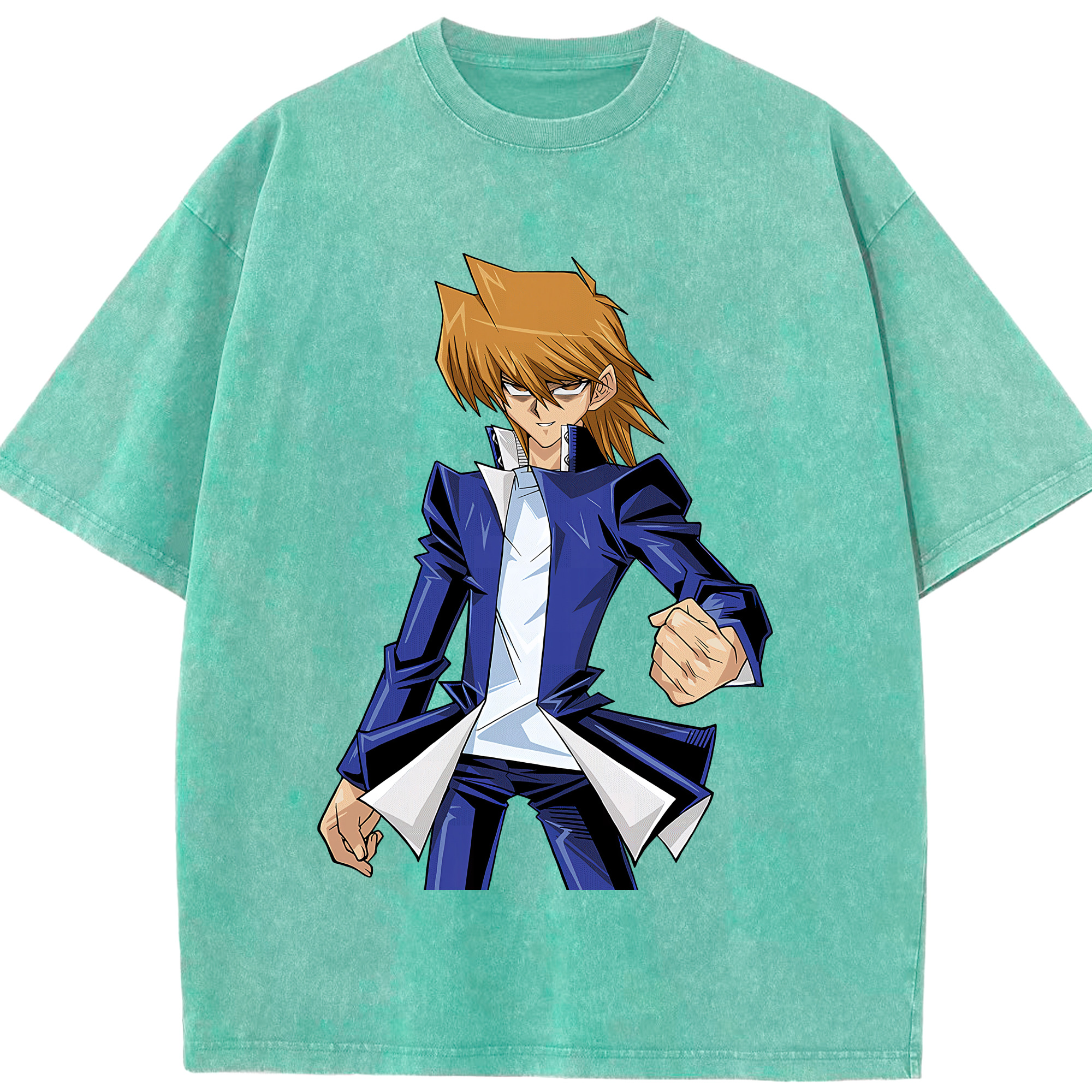 （画像用） 遊☆戯☆王 Yu-Gi-Oh! 綿100% ヴィンテージ風 半袖Tシャツ（フロントプリント）